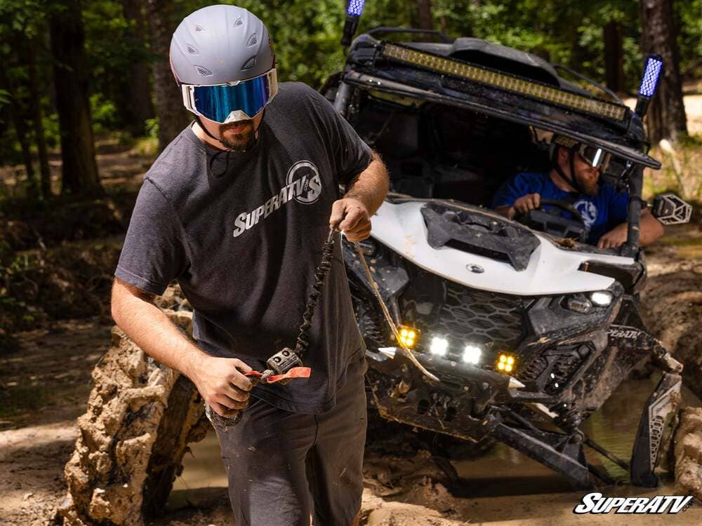 SuperATV Kawasaki Teryx H2 Winch Mount - Image 8