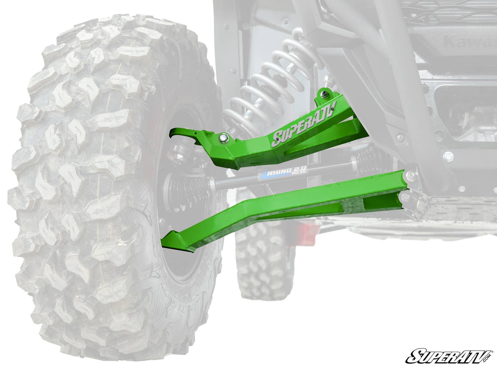 SuperATV Kawasaki Teryx KRX 1000 1.5 Forward Offset Boxed A-Arms - Image 3