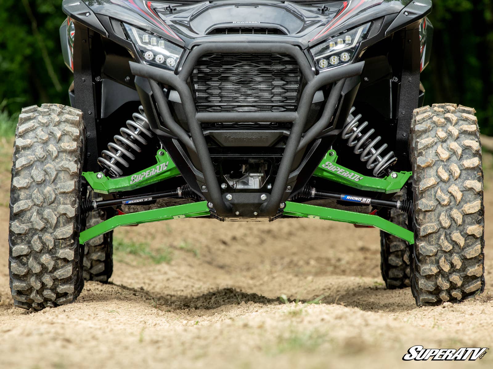 SuperATV Kawasaki Teryx KRX 1000 1.5 Forward Offset Boxed A-Arms - Image 7