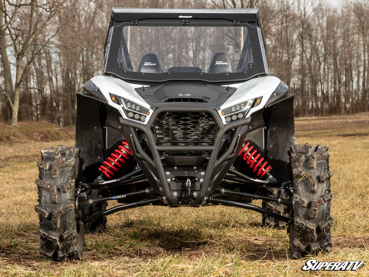 SuperATV Kawasaki Teryx KRX 1000 Maxdrive Power Flip Windshield - Image 2