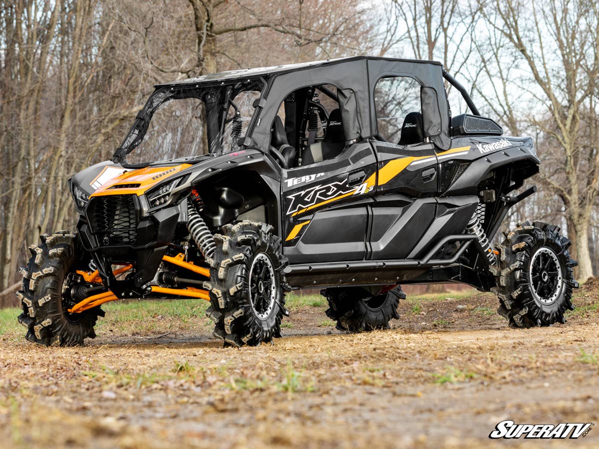SuperATV Kawasaki Teryx KRX 4 1000 Heavy-Duty Nerf Bars - Image 2
