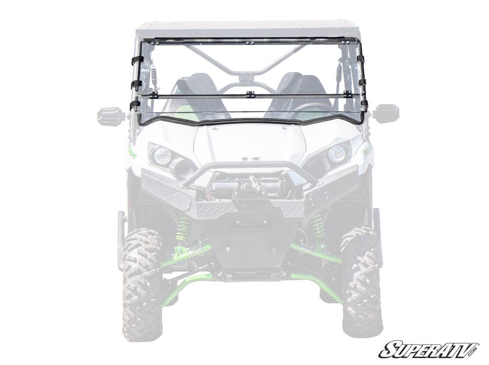 SuperATV Kawasaki Teryx S Scratch-Resistant Flip Down Windshield