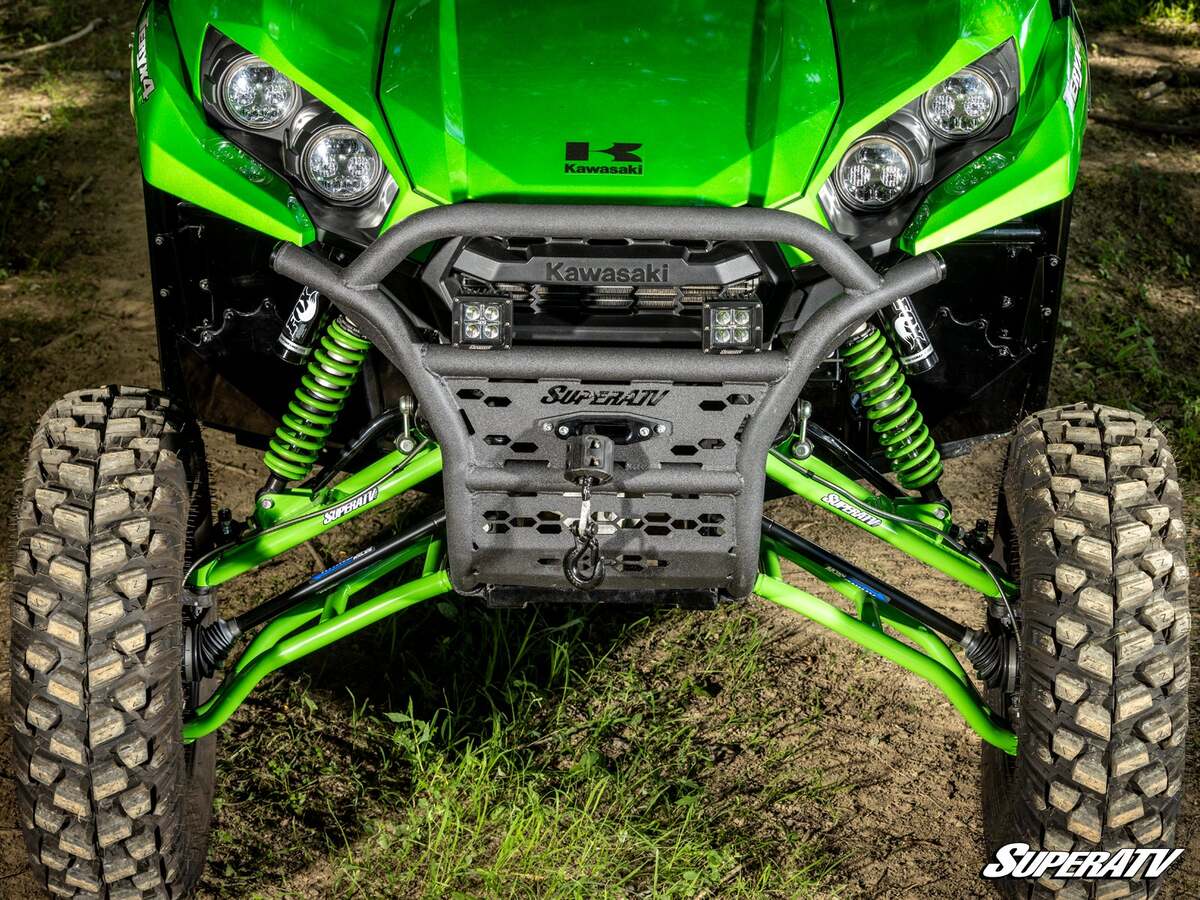 SuperATV Kawasaki Teryx S Winch-Ready Tubed Front Bumper - Image 3
