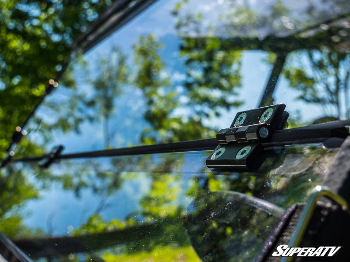SuperATV Kawasaki Teryx Scratch Resistant Flip Down Windshield - Image 6