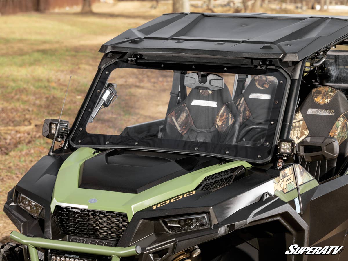 SuperATV Polaris General 1000 Maxdrive Power Flip Windshield - Image 3