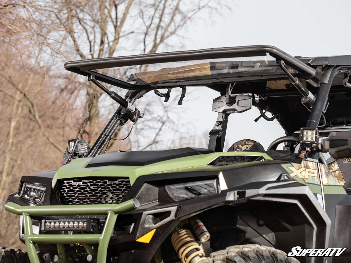 SuperATV Polaris General 1000 Maxdrive Power Flip Windshield - Image 4