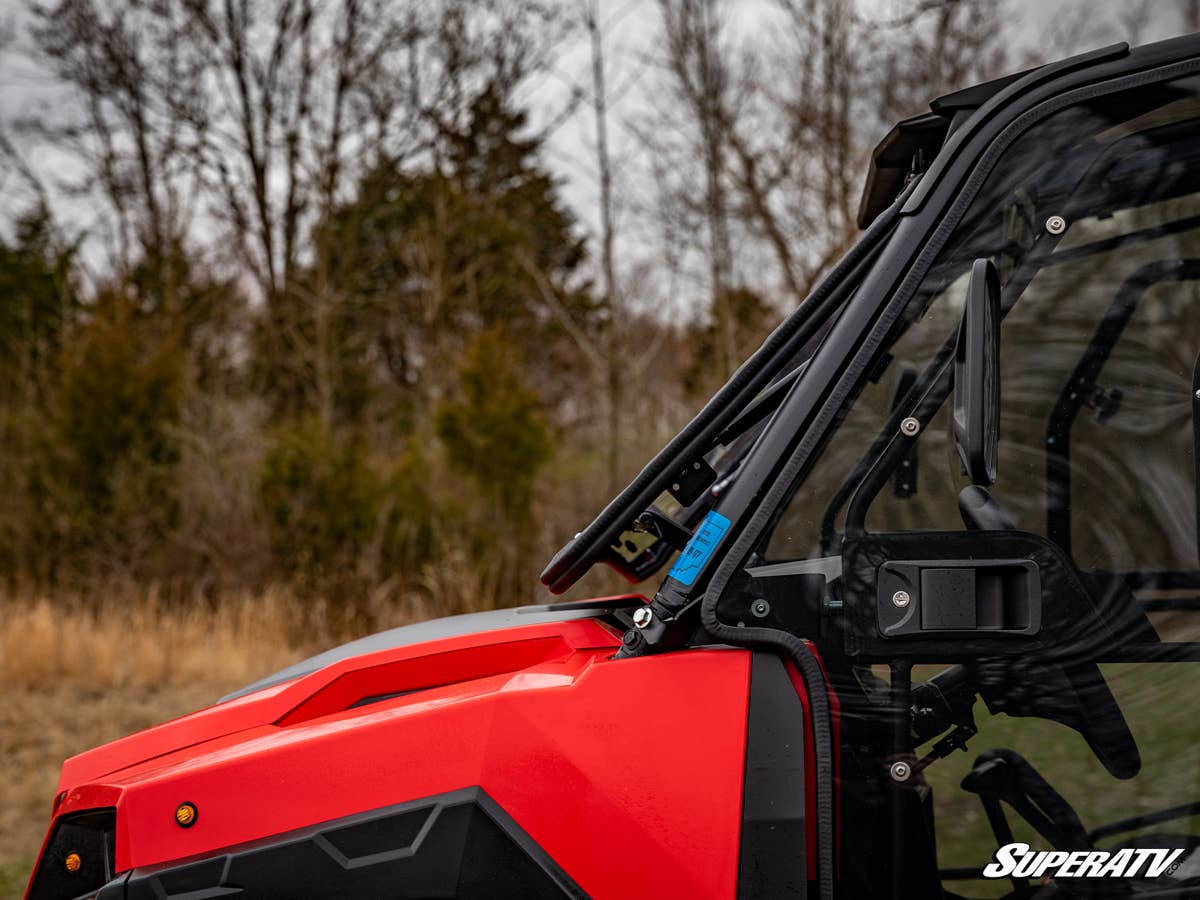 SuperATV Polaris General XP 1000 Scratch Resistant Flip Windshield - Image 5