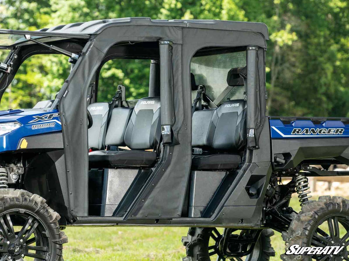 SuperATV Polaris Ranger 1000 Crew Soft Cab Enclosure Doors - Image 7