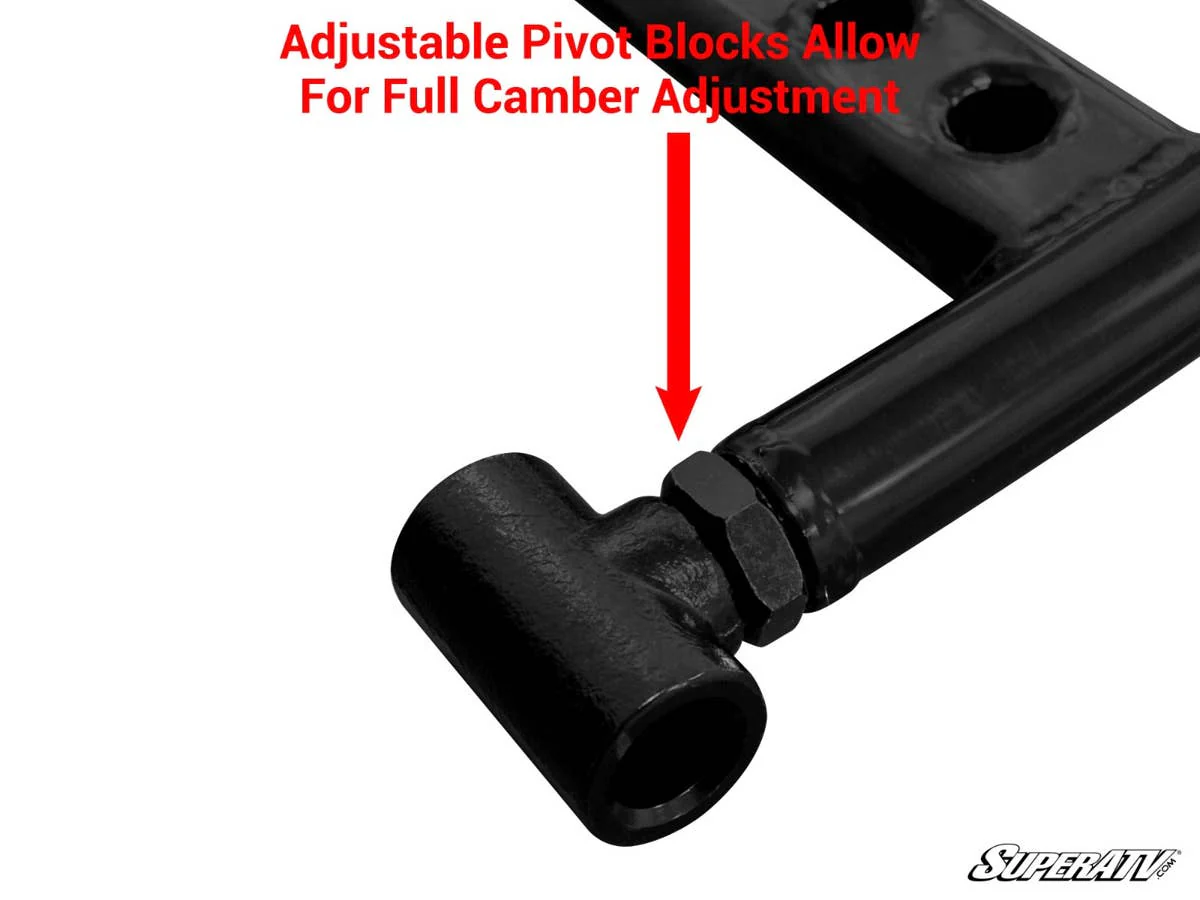 SuperATV Polaris Ranger 1000 Diesel High Clearance 1.5” Forward Offset A-Arms - Image 5
