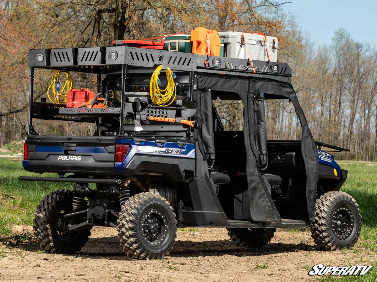 SuperATV Polaris Ranger 1000 Outfitter Bed Rack - Image 4