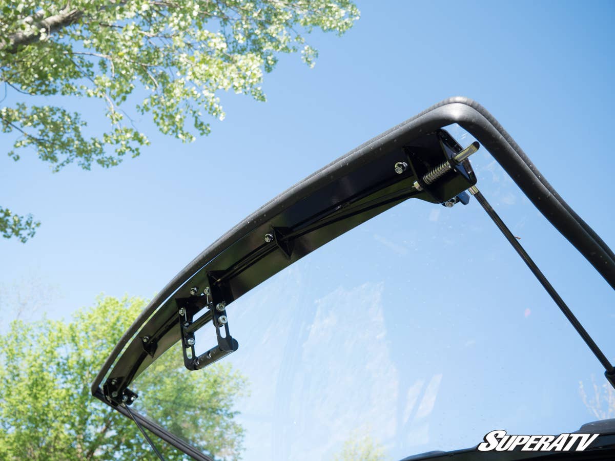 SuperATV Polaris Ranger 1000 Scratch Resistant Flip Windshield - Image 8