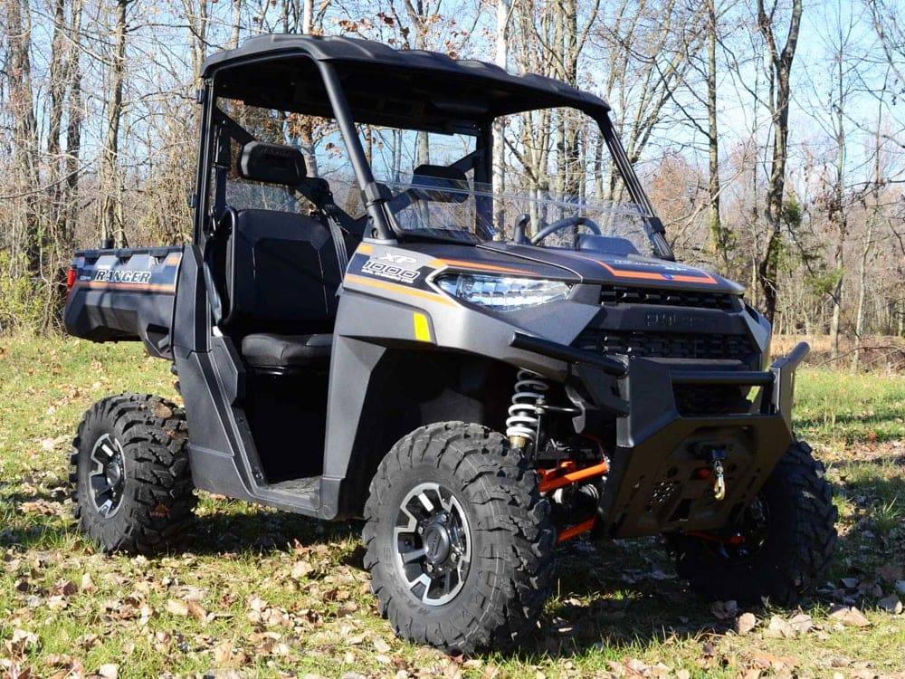 SuperATV Polaris Ranger Kinetic Half Windshield - Image 2