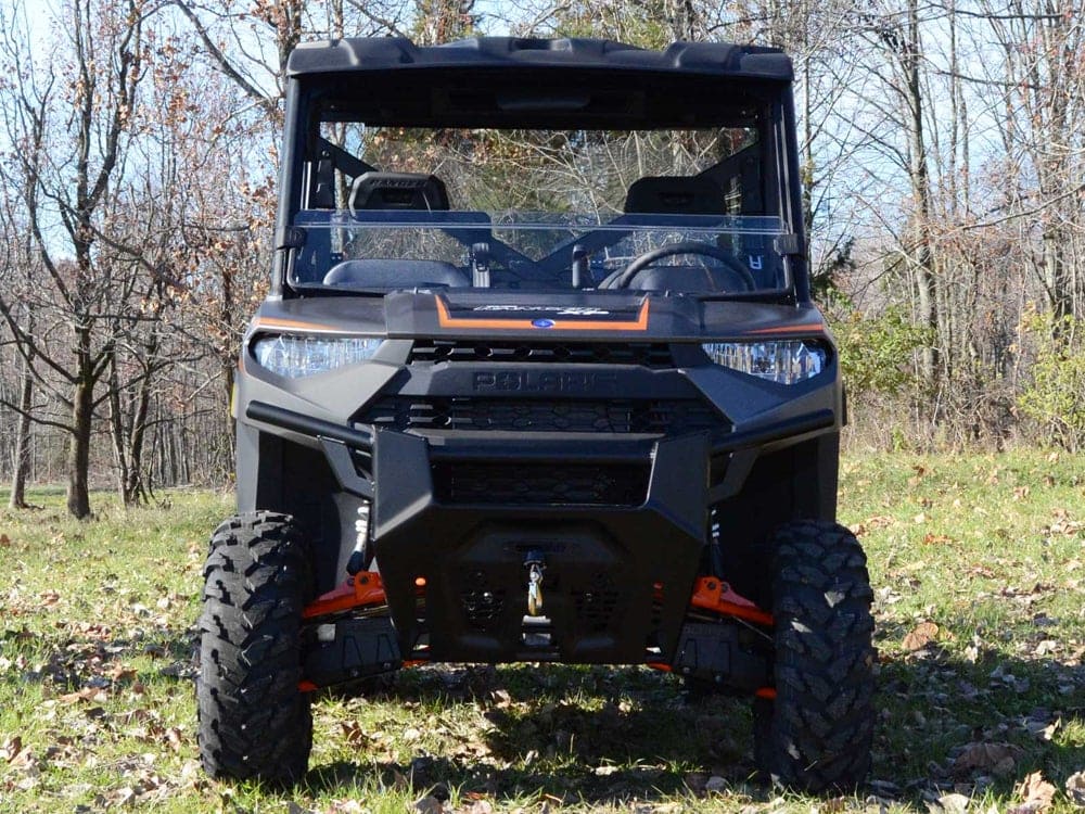 SuperATV Polaris Ranger Kinetic Half Windshield - Image 3