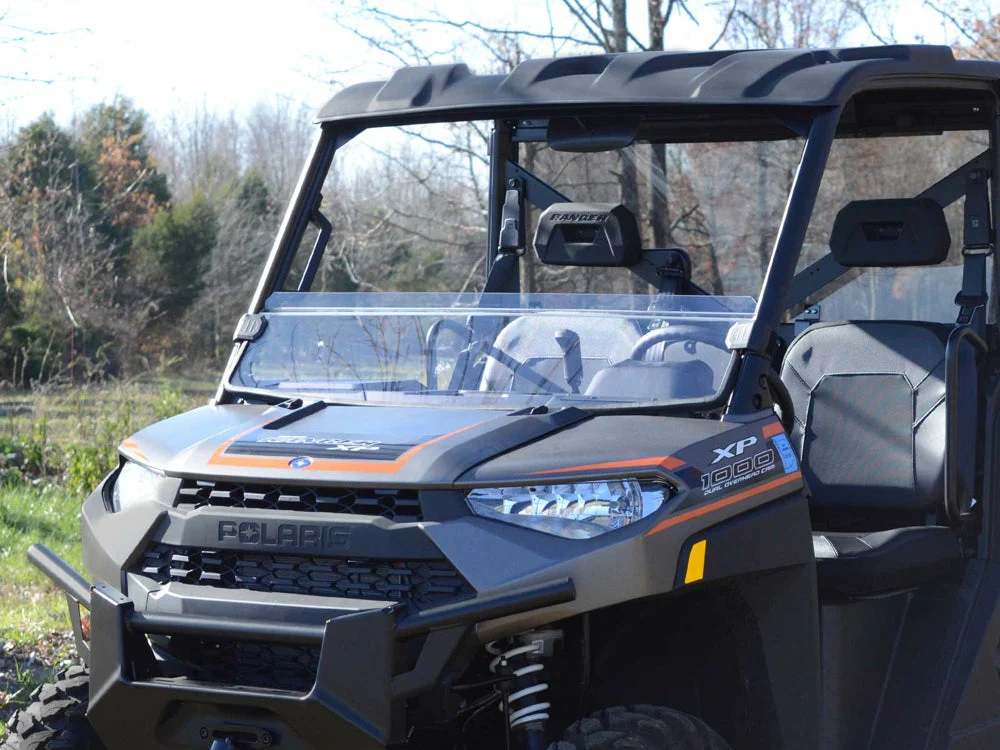 SuperATV Polaris Ranger Kinetic Half Windshield - Image 5