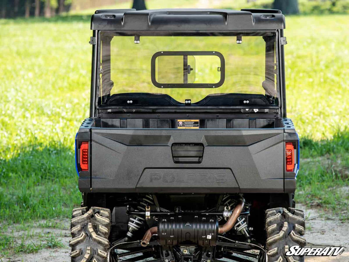 SuperATV Polaris Ranger Midsize Rear Sliding Windshield - Image 3