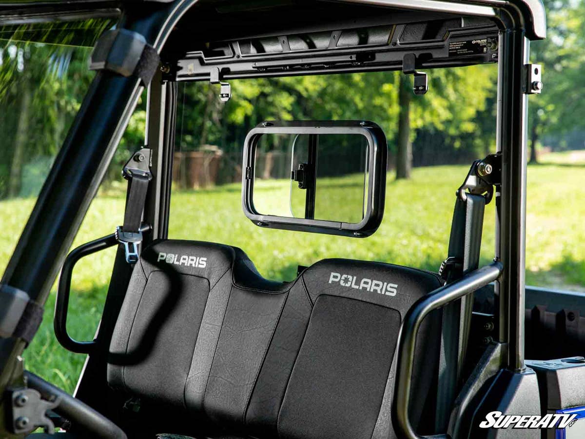 SuperATV Polaris Ranger Midsize Rear Sliding Windshield - Image 5
