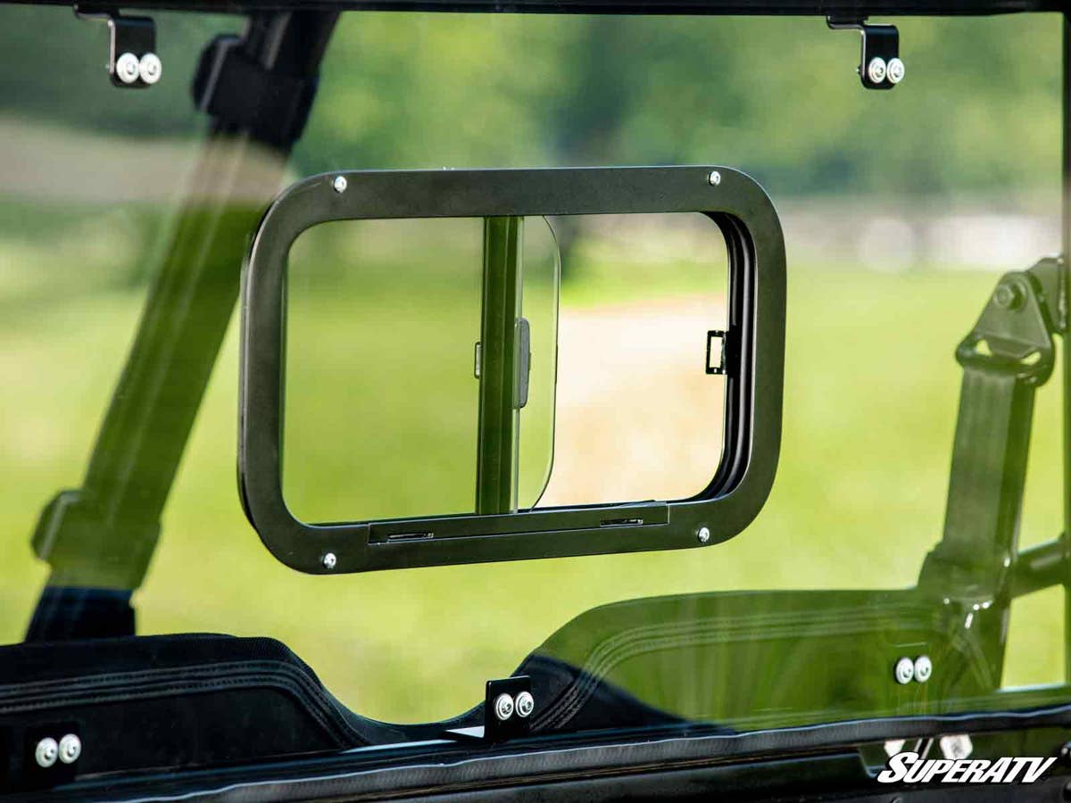 SuperATV Polaris Ranger Midsize Rear Sliding Windshield - Image 6