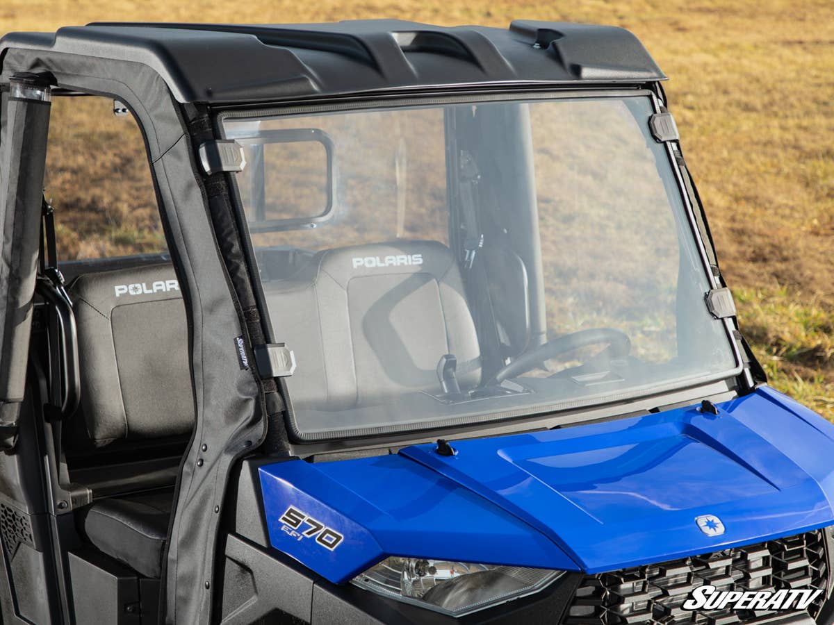 SuperATV Polaris Ranger SP 570 Scratch-Resistant Full Windshield - Image 4