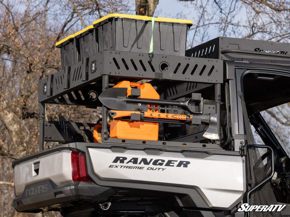 SuperATV Polaris Ranger XD 1500 Outfitter Bed Rack - Image 5