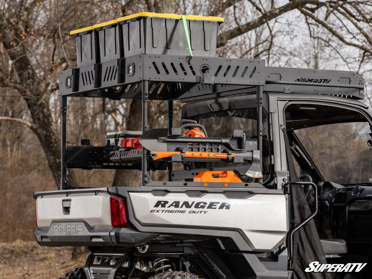 SuperATV Polaris Ranger XD 1500 Outfitter Bed Rack - Image 8
