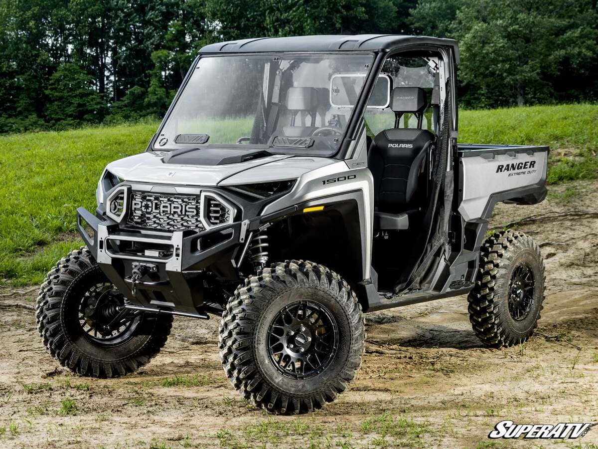 SuperATV Polaris Ranger XD 1500 Vented Full Windshield - Image 2