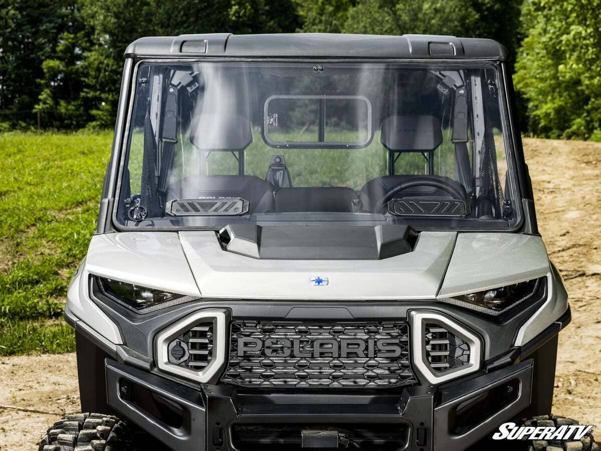 SuperATV Polaris Ranger XD 1500 Vented Full Windshield - Image 4