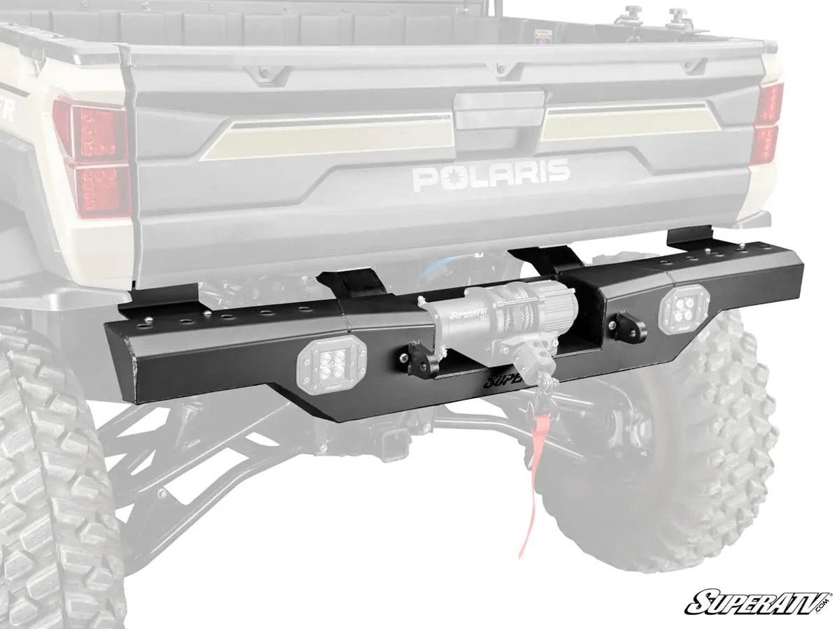 SuperATV Polaris Ranger XP 1000 Winch Ready Rear Bumper - Image 2
