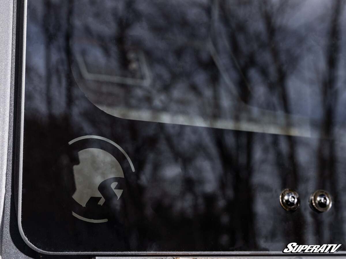 SuperATV Polaris Ranger XP 900 Glass Sliding Rear Windshield - Image 5