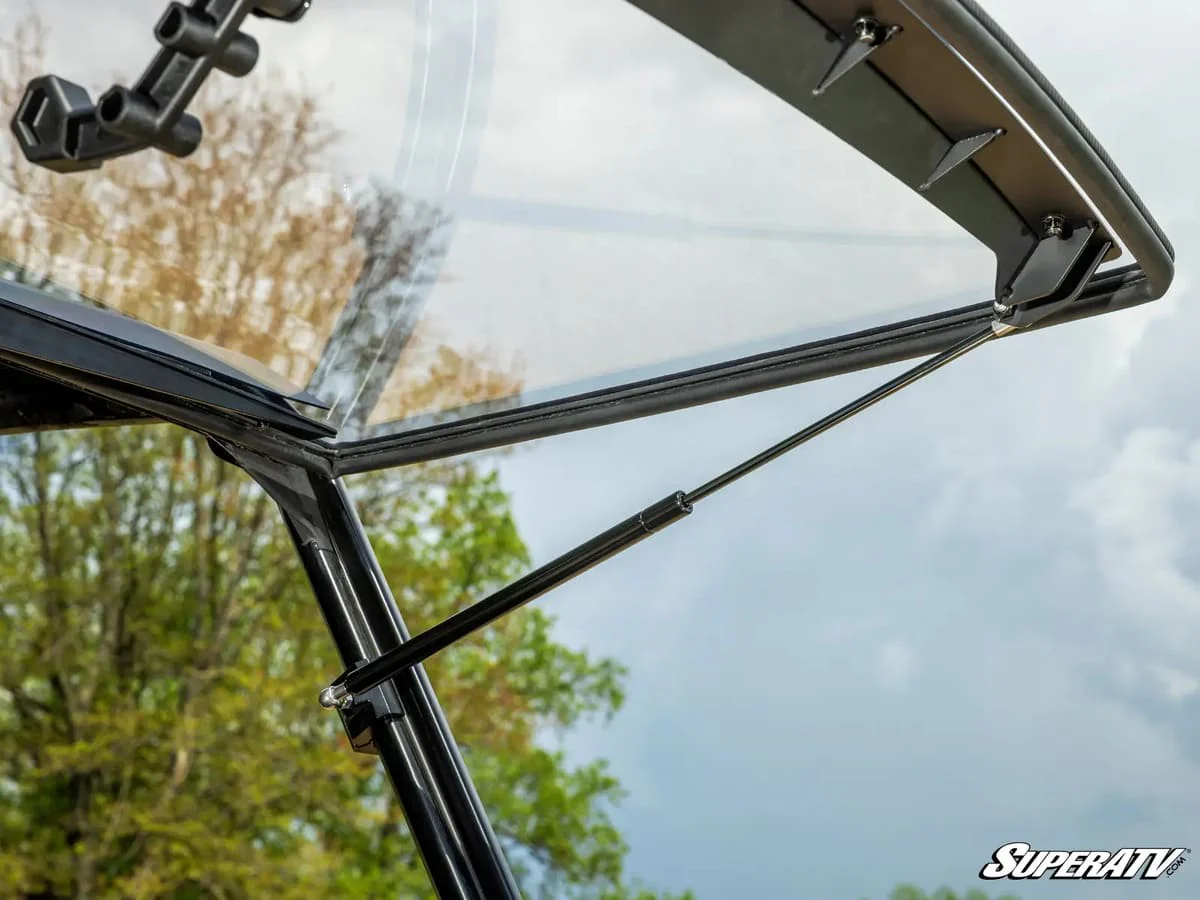 SuperATV Polaris Ranger XP Kinetic Scratch-Resistant Flip Windshield - Image 10
