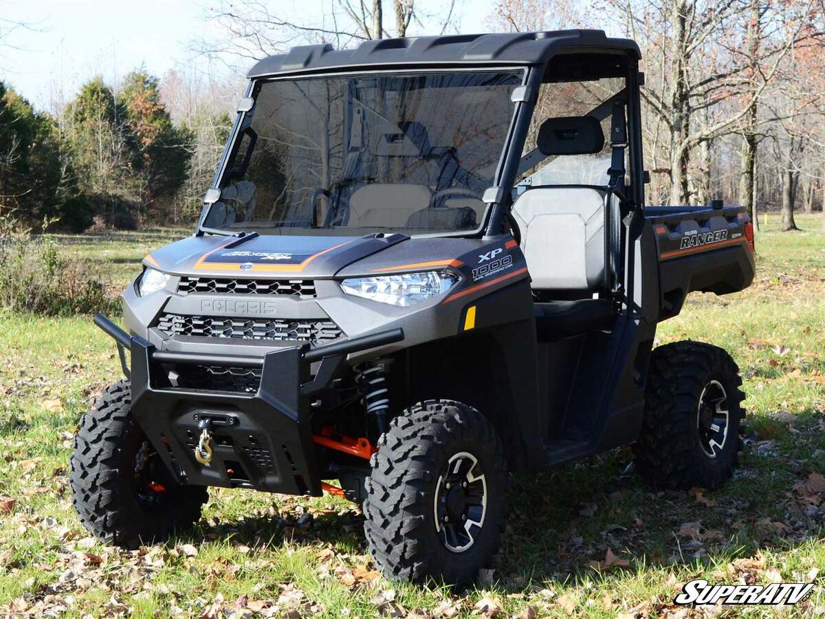 SuperATV Polaris Ranger XP Kinetic Scratch-Resistant Full Windshield - Image 10