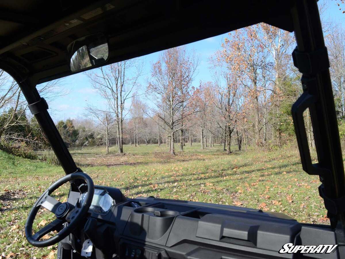 SuperATV Polaris Ranger XP Kinetic Scratch-Resistant Full Windshield - Image 2