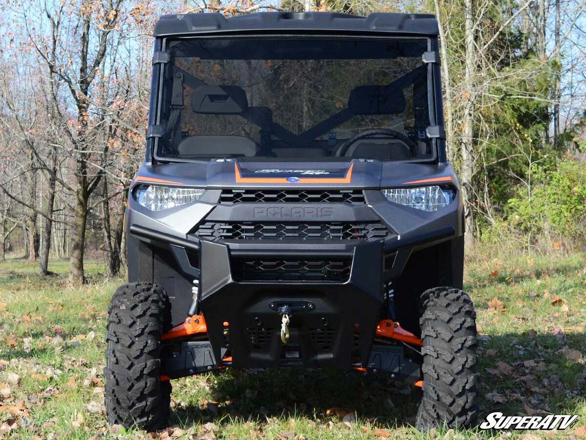 SuperATV Polaris Ranger XP Kinetic Scratch-Resistant Full Windshield - Image 8