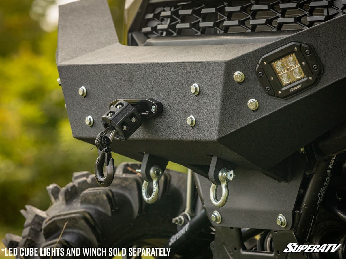 SuperATV Polaris Ranger XP Kinetic Winch-Ready Front Bumper - Image 2