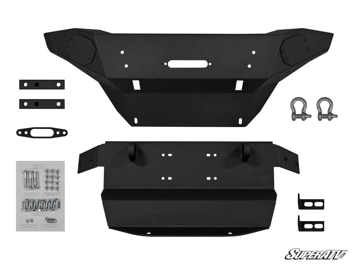 SuperATV Polaris Ranger XP Kinetic Winch-Ready Front Bumper - Image 3