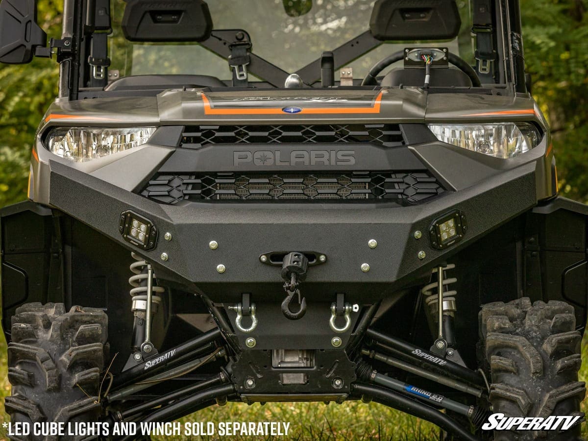 SuperATV Polaris Ranger XP Kinetic Winch-Ready Front Bumper - Image 4