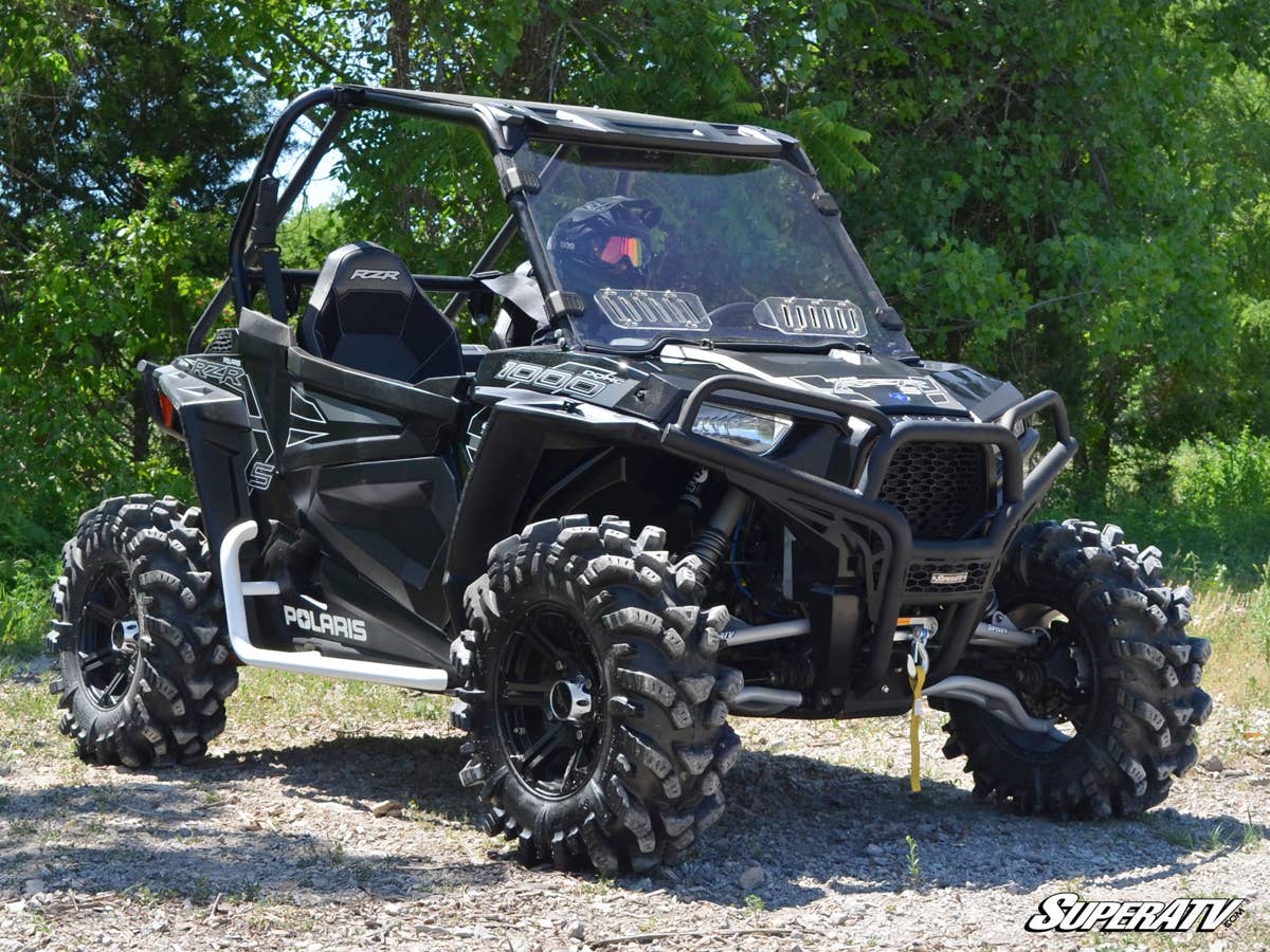 SuperATV Polaris RZR 900 Scratch Resistant Vented Full Windshield - Image 2