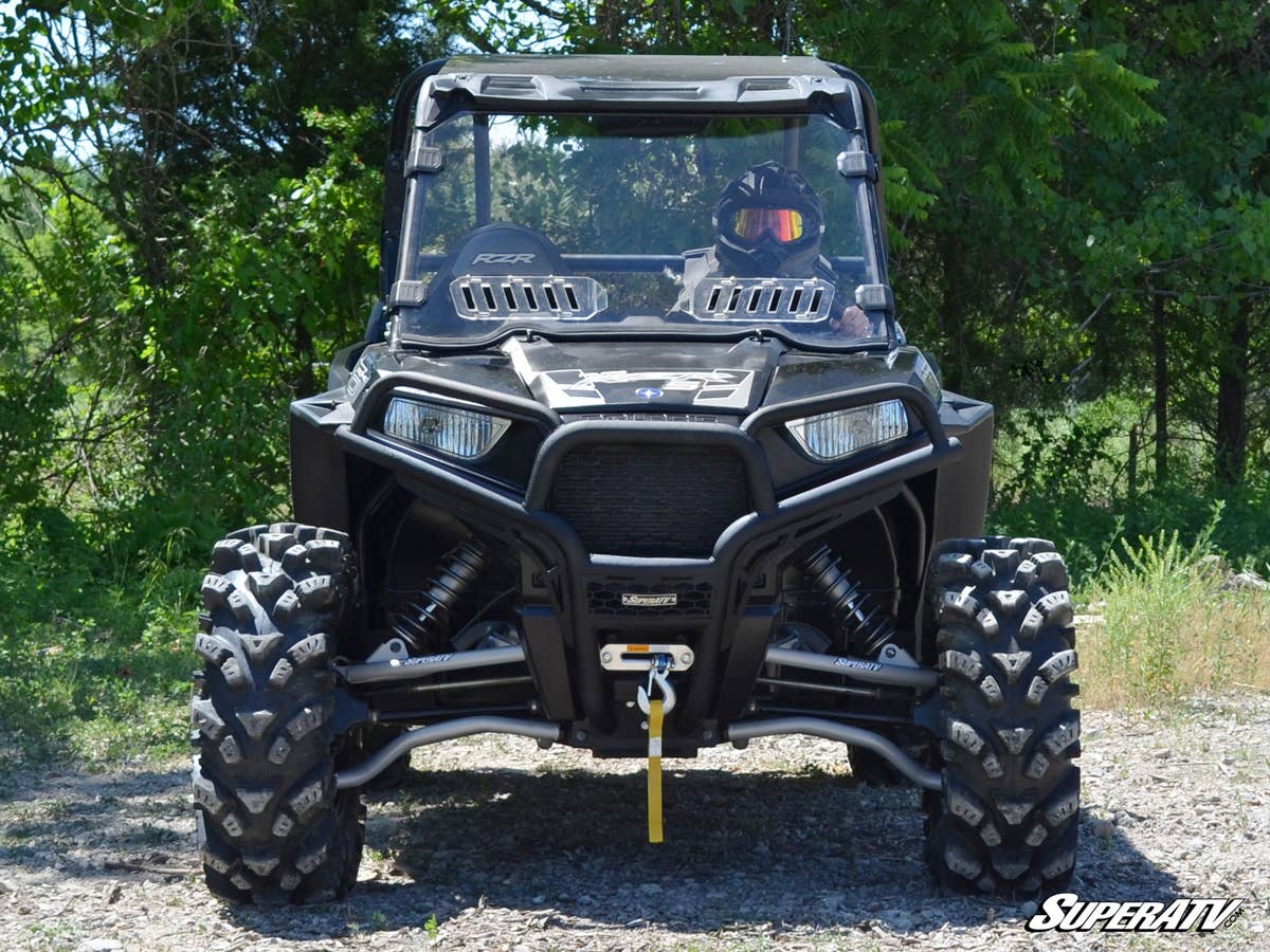 SuperATV Polaris RZR 900 Scratch Resistant Vented Full Windshield - Image 3