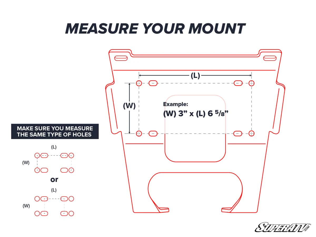 SuperATV Polaris RZR 900 Winch Mounting Plate - Image 3