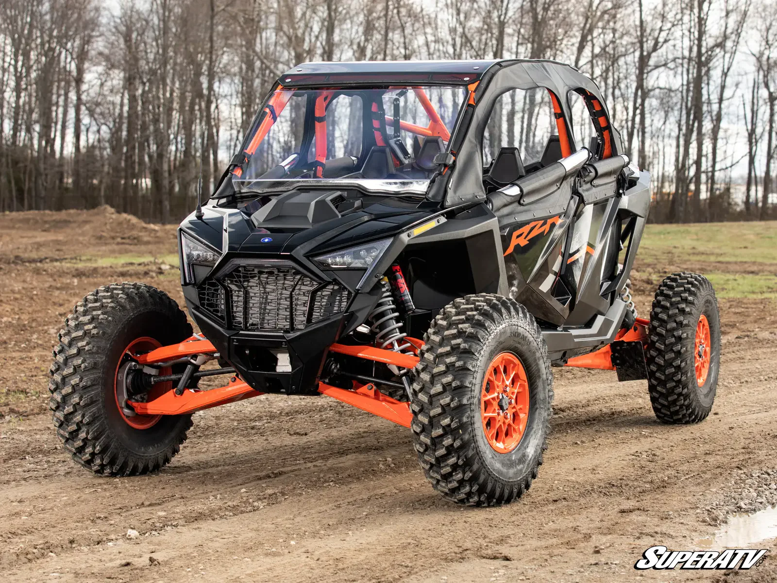 SuperATV Polaris RZR Pro R 4 Primal Soft Cab Enclosure Upper Doors - Image 4