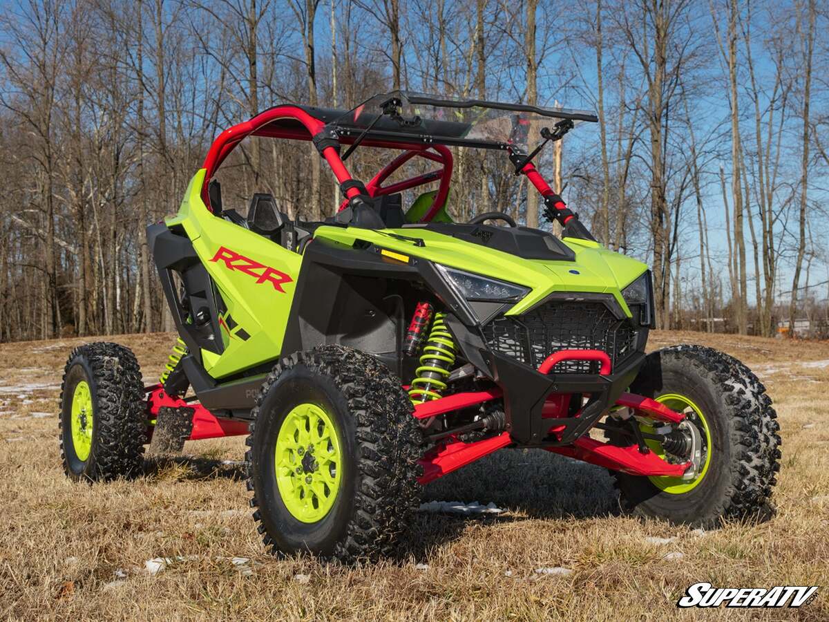 SuperATV Polaris RZR PRO R Scratch-Resistant Flip Windshield - Image 10
