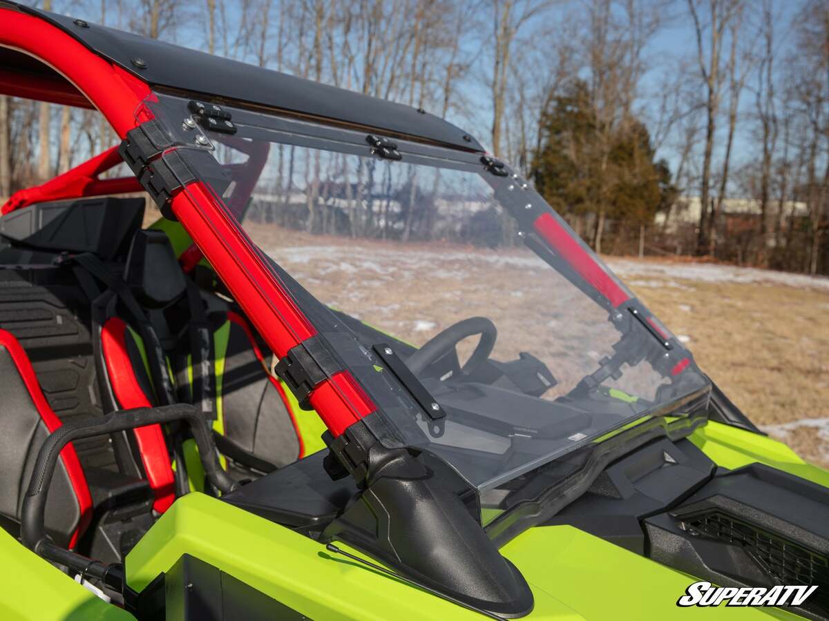 SuperATV Polaris RZR PRO R Scratch-Resistant Flip Windshield - Image 12