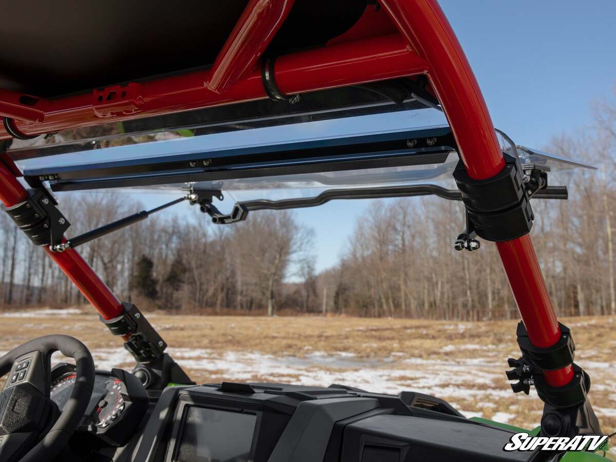 SuperATV Polaris RZR PRO R Scratch-Resistant Flip Windshield - Image 15