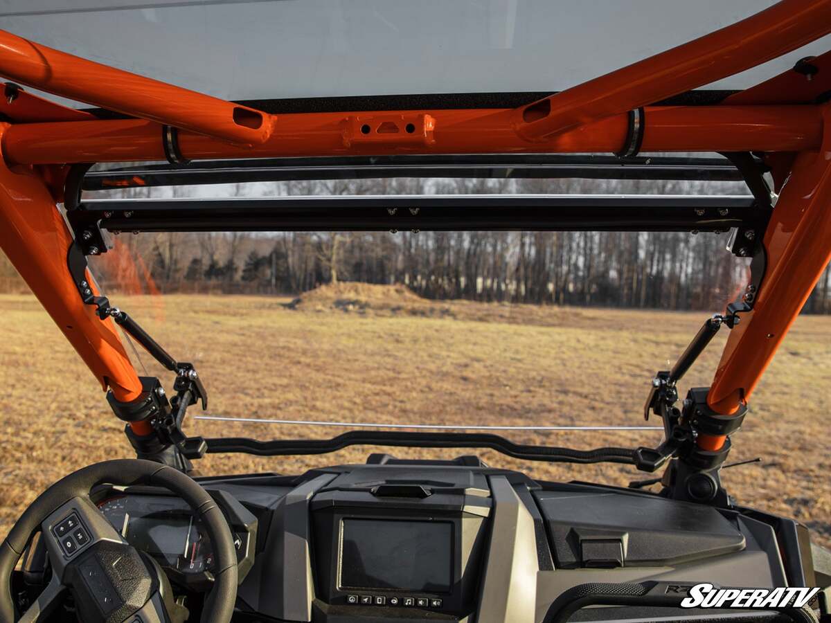 SuperATV Polaris RZR PRO R Scratch-Resistant Flip Windshield - Image 6