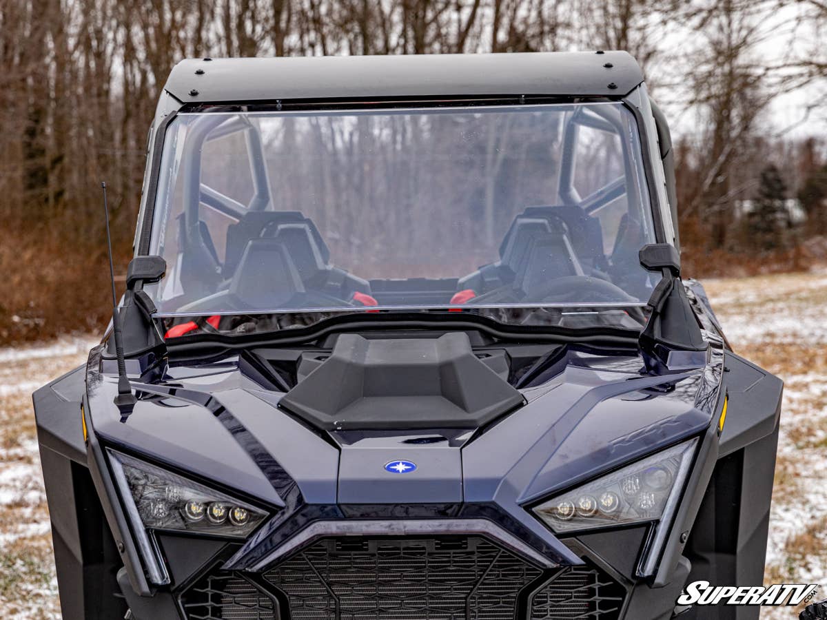 SuperATV Polaris RZR Pro R Scratch-Resistant Full Windshield - Image 3