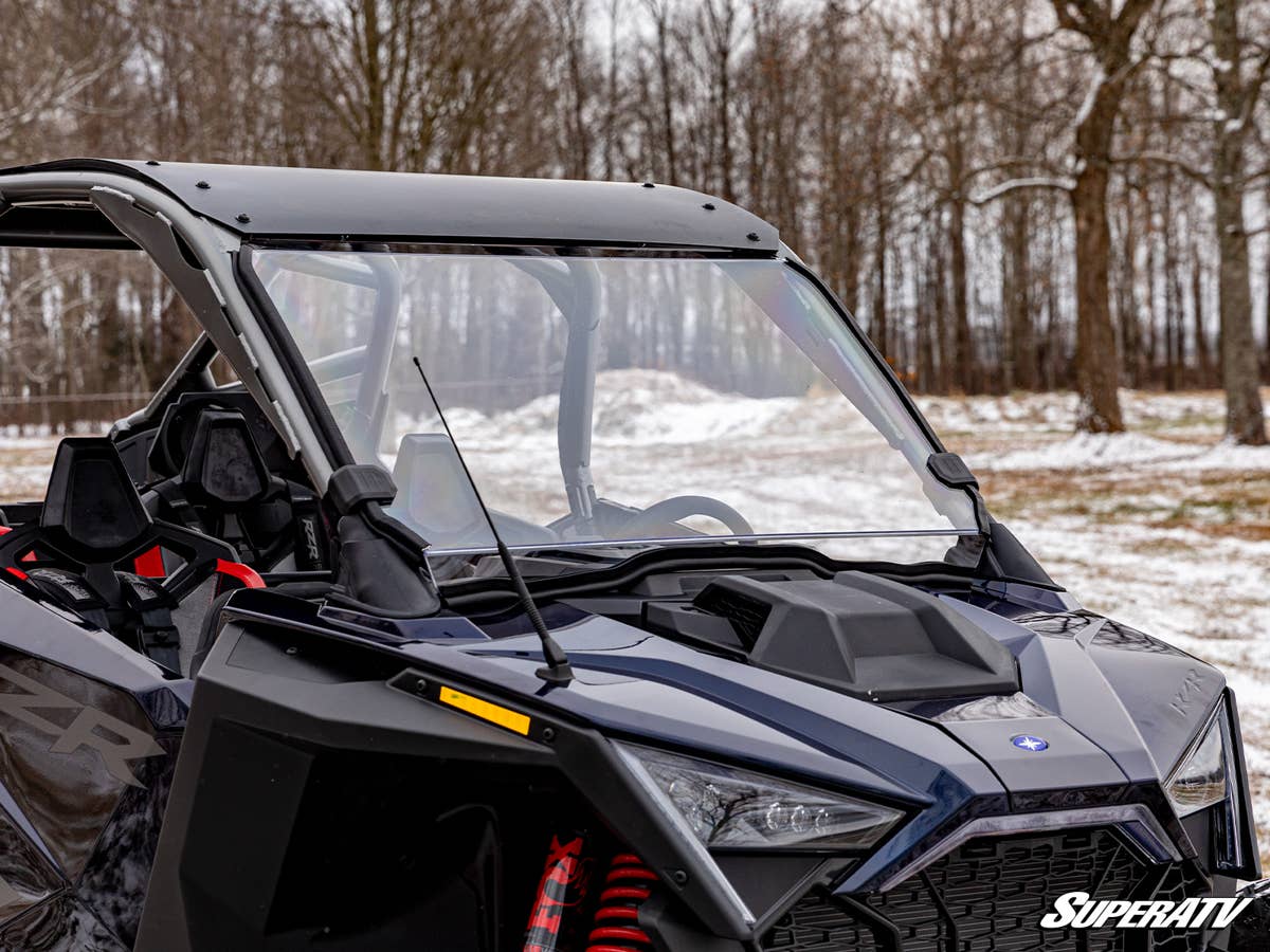 SuperATV Polaris RZR Pro R Scratch-Resistant Full Windshield - Image 4