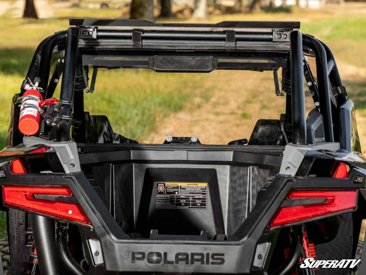 SuperATV Polaris RZR Pro XP Rear Vented Windshield - Image 3