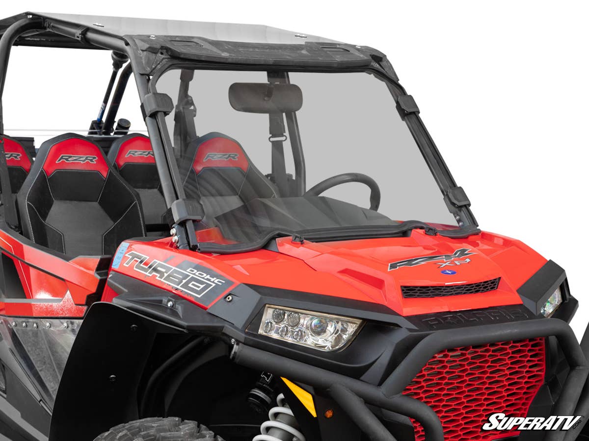 SuperATV Polaris RZR S 1000 Scratch Resistant Full Windshield - Image 3