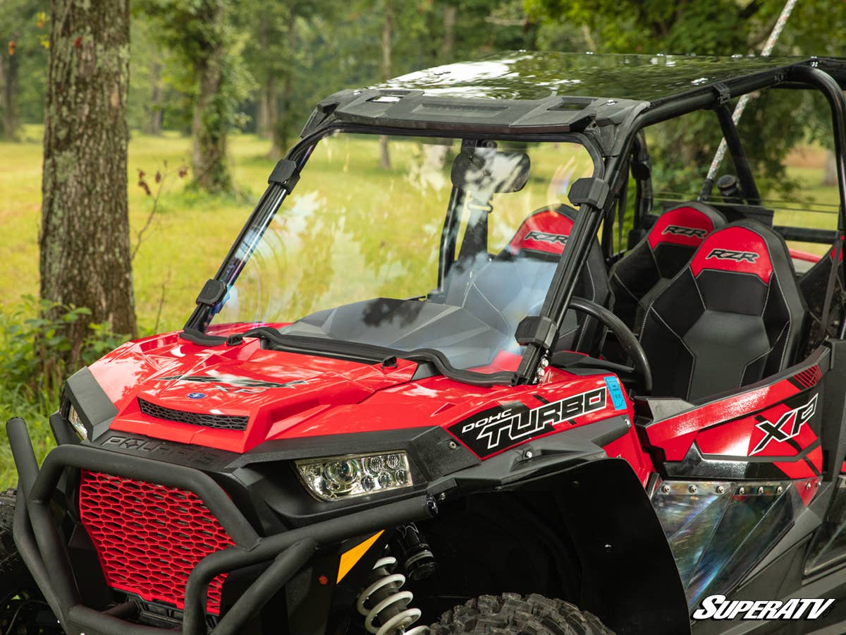 SuperATV Polaris RZR S 1000 Scratch Resistant Full Windshield - Image 5