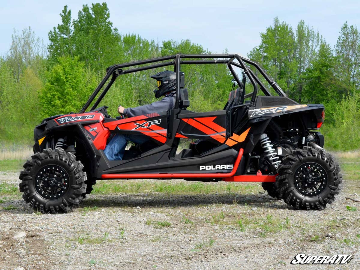 SuperATV Polaris RZR S4 1000 Rock Sliding Nerf Bars - Image 2
