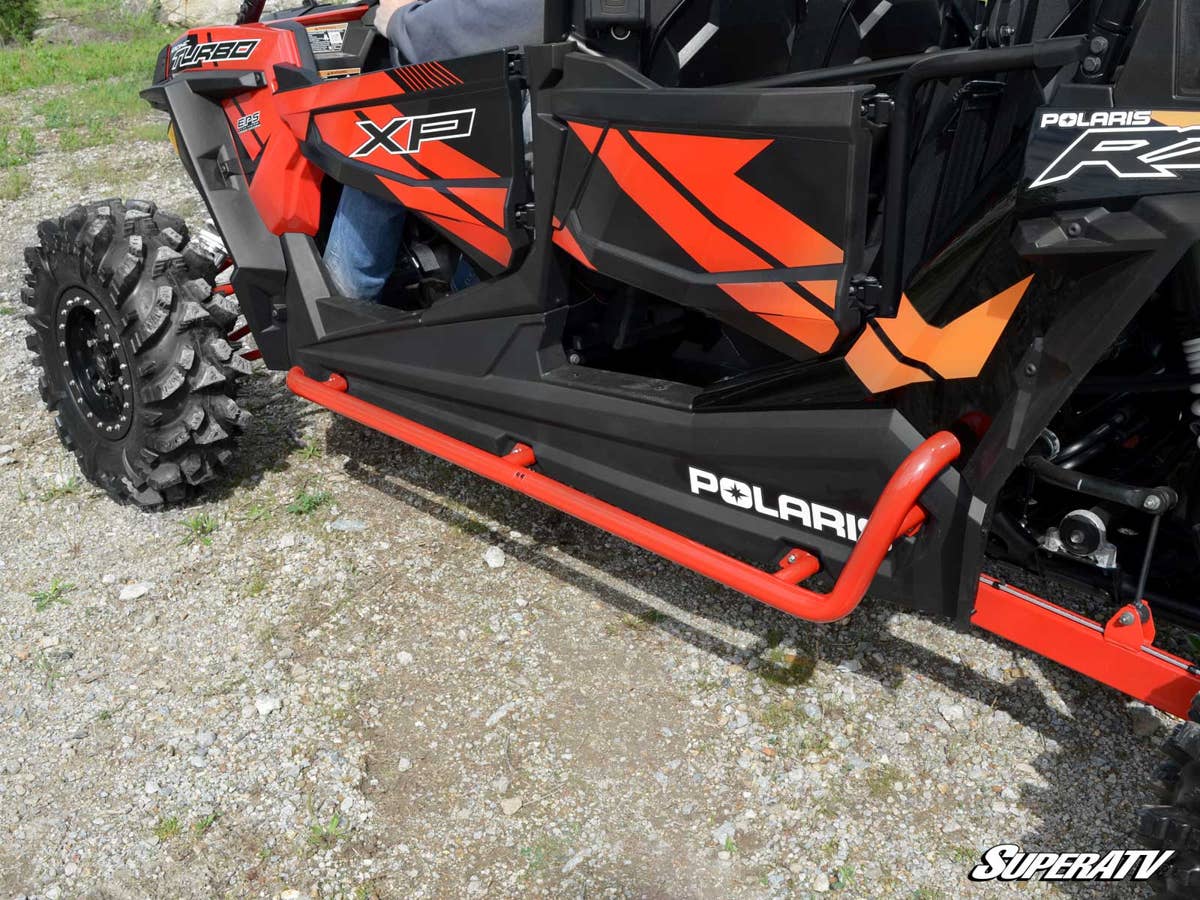SuperATV Polaris RZR S4 1000 Rock Sliding Nerf Bars - Image 6